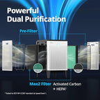 COWAY Air Purifier for Large Room Whole Home Up to 3, HEPA Filter for Smoke - Image 4