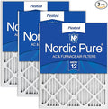 Nordic Pure 18x24x1 Pleated MERV 12 Air Filters 3 Pack by NordicPure