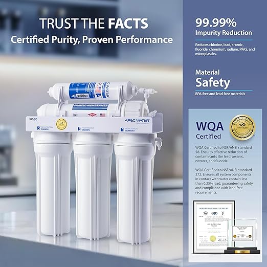 APEC Water Systems RO-90 Ultimate Series Top Tier Supreme Certified High Output - Image 4