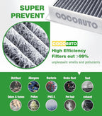 8 pcs Cabin Air Filter Set for 2015-2025 Ford F150, 2017-2025 F250 F350 F450 - Image 2