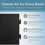 2-Pack Notched Activated Carbon Charcoal Microwave Hood Filters - Image 3