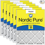 Nordic Pure 18x24x1 Pleated MERV 10 Air Filters 6 Pack by NordicPure