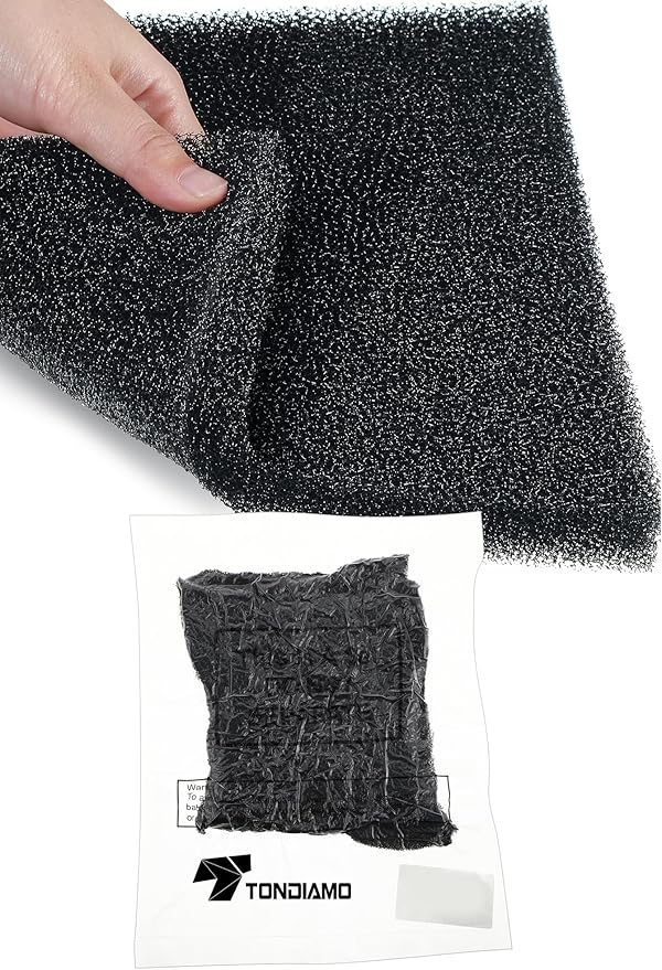 Tondiamo 3 Pieces Aquarium Sponge Filter Pad Media Cut to Fit Foam - Image 7