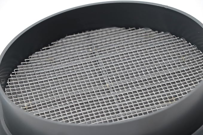 Graphite/Gray 5" Inch Round Ventilation Grille - Image 5
