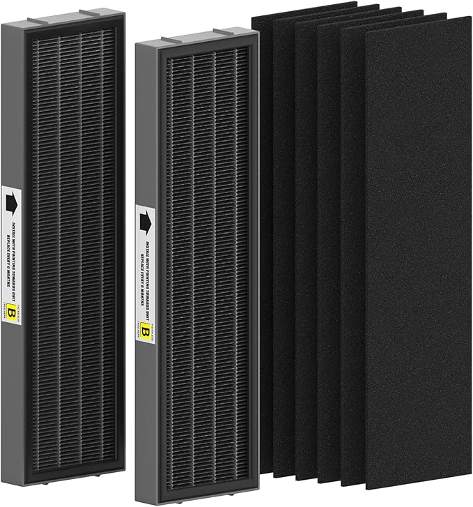Filter B Smoke Clear HEPA Replacement Compatible by FMDZFL