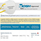 LotFancy N95 Mask for Adults, NIOSH Particulate Respirator, N95 Face Mask for - Image 6