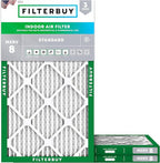Filterbuy 14x24x1 Air Filter MERV 8 Essential Dust & Allergy Defense, by Filterbuy