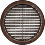 Brown 6" Inch Round Ventilation Grille - Image 2