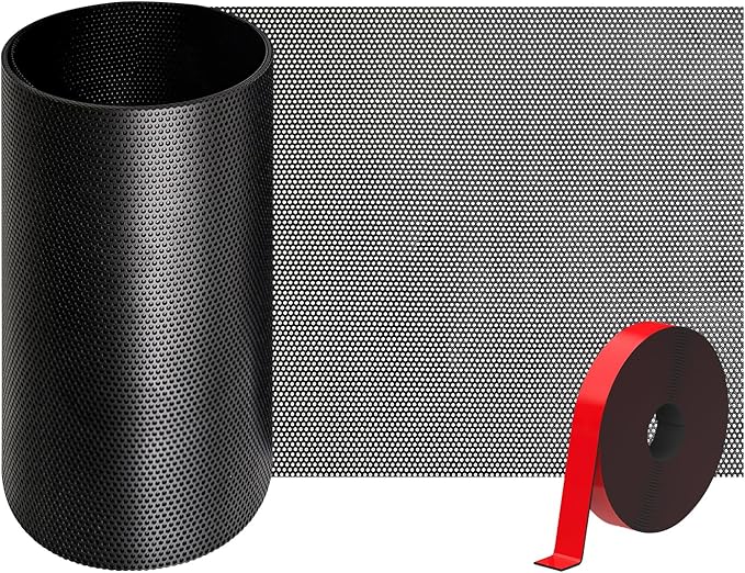 39x4 inch Customizable DIY Floor Vent Covers, Magnetic PVC Vent Mesh by Nanningo