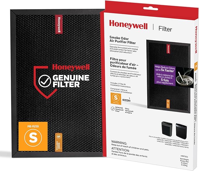 Honeywell Air Purifier Filter for Smoke Odor – Filter S for HPA3000 PowerPlus by HoneywellPluggedIn