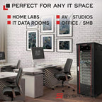 Sysracks 27U Wall Mount Server Rack Cabinet, 19” Locking Network Rack, 24” Deep - Image 8