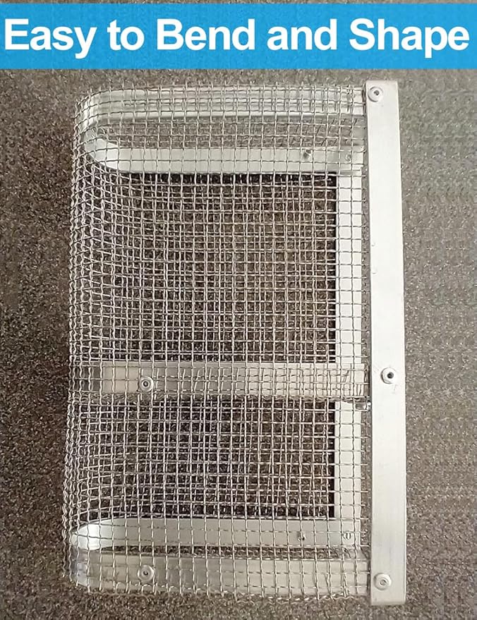 2Pack 5Mesh 10'' x 14'' Wire Mesh Screen, 304 Stainless Steel Anti-Rusted Mesh - Image 6