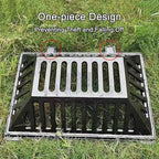 Manhole Cover and Frame Ductile Iron, Heavy Duty Drain Grate, One-Piece Design - Image 4