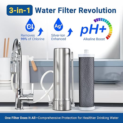 LCF Alkaline Countertop Water Filter,   Enhanced 6-Stage - Image 5