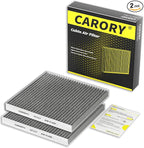 2 Pack Cabin Air Filter w/Activated Carbon by Carory
