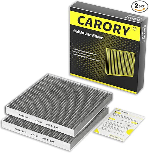 2 Pack Cabin Air Filter w/Activated Carbon by Carory