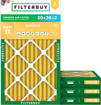 Filterbuy 20x36x2 Air Filter MERV 11 Superior Pet & Allergy Defense, by Filterbuy