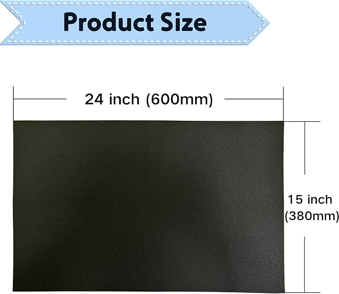Air Filter Foam Sheet Material 15" x 24" x 5/8" - Image 3