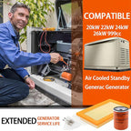 6485 Maintenance Kit 2-Pack for 16-26kW Air Cooled Standby Generators | Double - Image 2