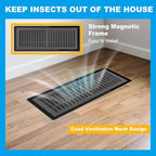 6-Pack Black Magnetic Vent Covers 5x13 Inch - Image 5
