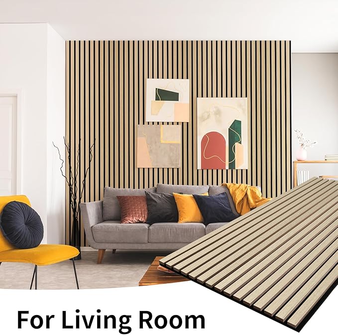 Wood Slat Wall Panel, 3D Soundproof Wall Panels, Large Acoustic Panels - Image 8