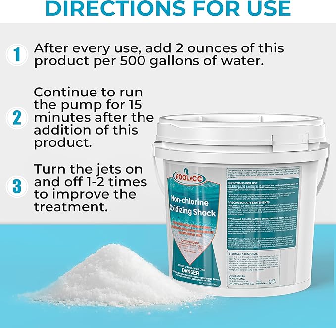 Non-Chlorine Spa Shock for Hot Tub, Chlorine-Free Shock Oxidizer Treatment for - Image 4