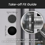Repa Market Ø10 Inch Duct Cover – Galvanized Steel Round Duct Cap - Image 2