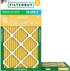 Filterbuy 12x30x1 Air Filter MERV 11 Superior Pet & Allergy Defense, by Filterbuy