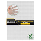 Valchoose 1 Piece Woven 304 Stainless Steel Mesh 14.6" X11.4", Hard & Never - Image 2