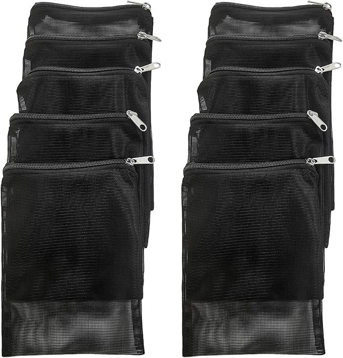 10 Pcs 5.9" x 7.8" Aquarium Filter Media Bags Large, Fish Tank Media Mesh by CoverGeny