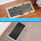 Magnetic Floor Register Vent Covers, 5.5 x 12 Inch Superior Hold Vent Covers - Image 6