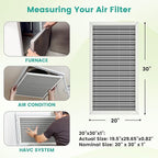 20x30x1 Reusable HVAC Furnace Air Filter, Washable Electrostatic Furnace Filter - Image 3