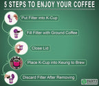 PARTY BARGAINS 600 Compact White Coffee Filter Liners – Disposable, Compatible - Image 4