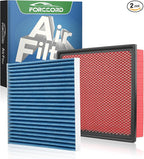 Cabin & Engine Air Filter Fit for Toyota Tacoma V6 2016-2023 Activated Carbon by Forccord