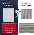 20x25x5 Washable Electrostatic Air Filter, MERV 8 Aluminum AC/HVAC Furnace - Image 4