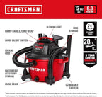 CRAFTSMAN CMXEVBE17594 12 Gallon 6.0 Peak HP Wet Dry Vac, Portable Shop Vacuum - Image 2