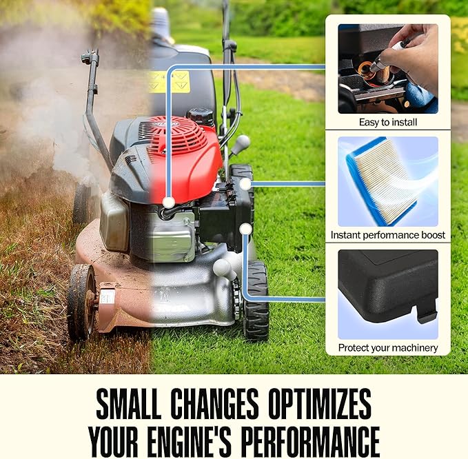 Compatible with Honda Lawn Mower Air Filter GCV160 GVC 190 Air Filter - Image 2