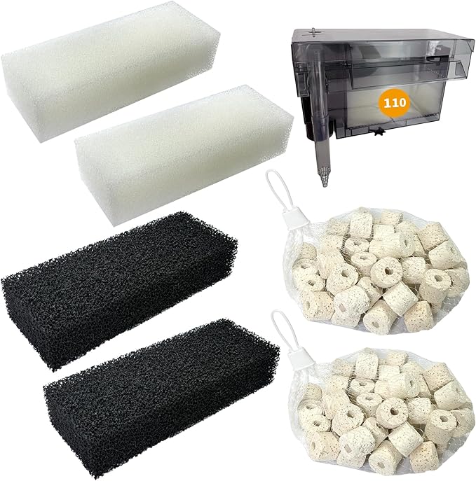 2 Set of Three-Stage Filtration Tank Filter Maintenance Kit, Replacement by BEAUFAN