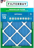 Filterbuy 24x25x1 Air Filter MERV 13 Optimal Smoke & Allergy Defense, by Filterbuy