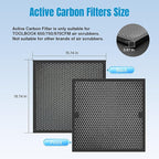 3 Packs Carbon Filter Replacement Set - Image 3