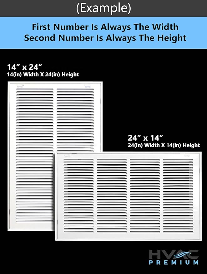 36" X 18 Steel Return Air Filter Grille - Image 5