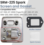 SRM-225 Spark Screen and Gasket Fit - Image 3