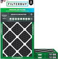 Filterbuy 17x25x1 Air Filter MERV 10 Odor & Allergy Defense by Filterbuy