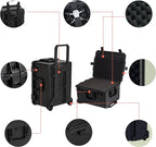 MEIJIA Portable All Weather Waterproof Rolling Hard Camera Case - Image 6