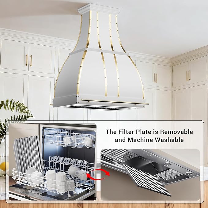 CHETTO C Stainless Steel Range Hood Cover - Image 4
