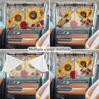 Sunflowers Magnetic Double Layer Car Window Shades, Side Window Curtains - Image 5