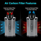 MELONFARM 4 Inch Air Carbon Filter Smelliness Control - Image 4