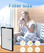 6-Pack AD5000 Replacement Filter Compatible - Image 6