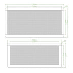 120mm Fan Filter, HFEIX Computer Case Dustproof Magnetic Frame Mesh Black 2Pack - Image 4