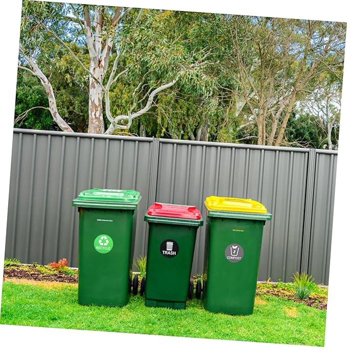9pcs Trash Can Stickers for Waste Sorting Self-Adhesive Garbage Classification - Image 9